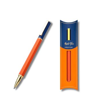 Lodīšu pildspalva Contrast Ballpoint Pen, Orange and Navy