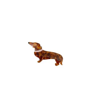 CouCou Suzette matu sprādze, klipsis suns Dachshund
