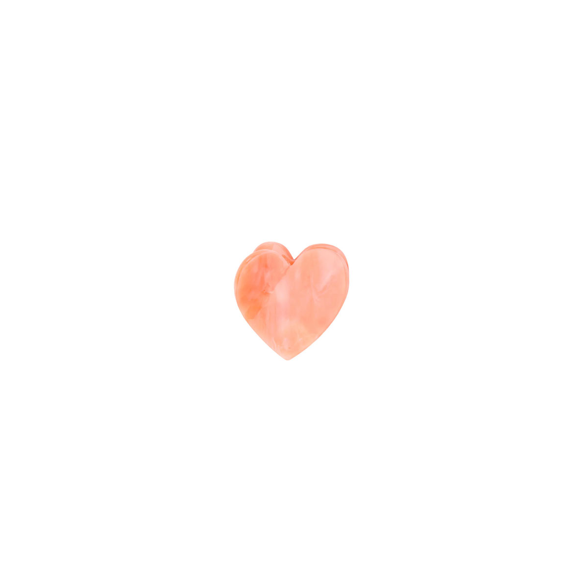CouCou Suzette matu sprādze, klipsis ar rozā sirdi Pink Heart