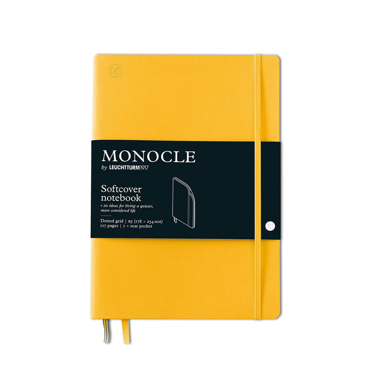 Piezimju-gramata-Monocle-B5,-Yellow,-Softcover,-Leuchtturm1917