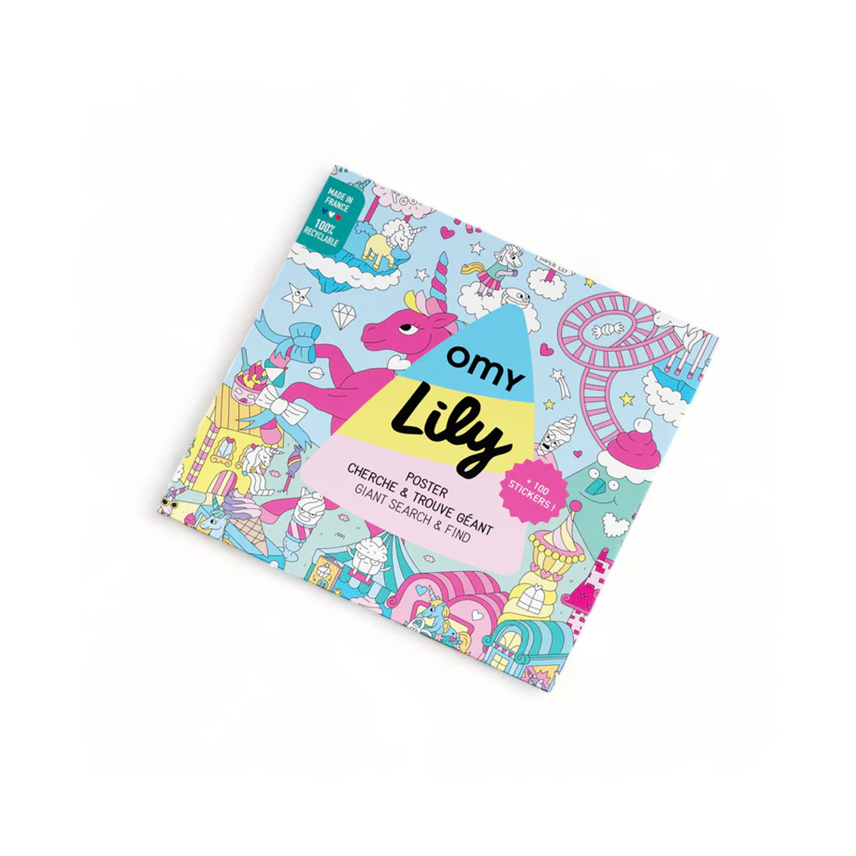 Plakats-ar-uzlimem-Lily,-Omy