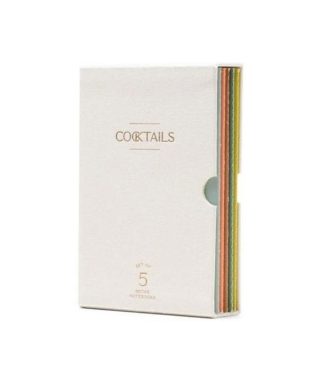 Recepšu grāmatu komplekts Cocktails, 5 gab.