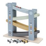 Rotalu-auto-trase-Ramp-Racer-Cars,-zila,-Little-Dutch