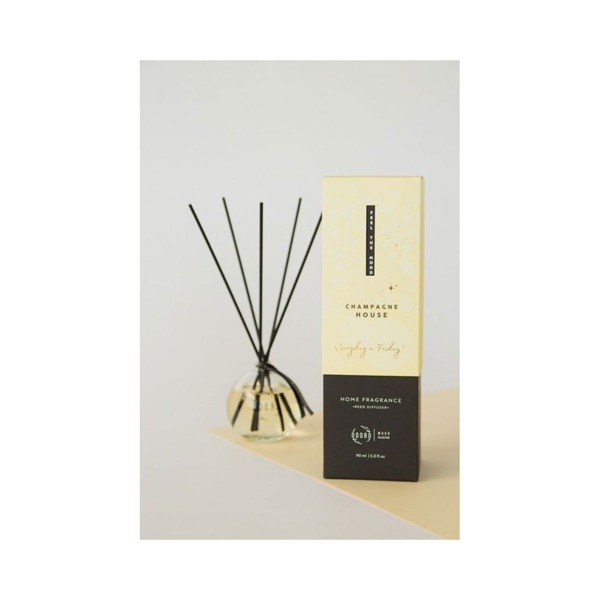 2_Majas-smarza-Champagne-House,-ar-kociniem,-Odoro-Mood Odoro Home fragrance mājas aromāts ar kociņiem Chamapgne House aromāts