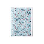 Akademiskais-planotājs-A5,-Flower-Pattern,-Turquoise,-2024_2025,-Weekly-Vertical,-Marks