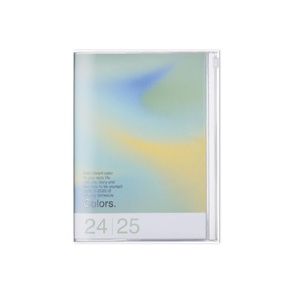Akademiskais-planotajs-A5,-Gradient,-Green,-2024_2025,-Weekly-Vertical,-Marks