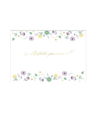 Kartīte Mīlestību pāri visam, White, Lovers garden, Manilla