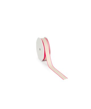 Lente Cotton Fluor Edge Pink, 2 cm, 1 m