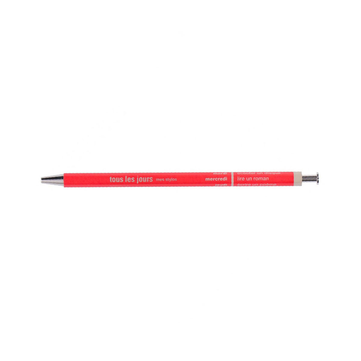 Lodisu-pildspalva-Days-Ballpoint,-Red