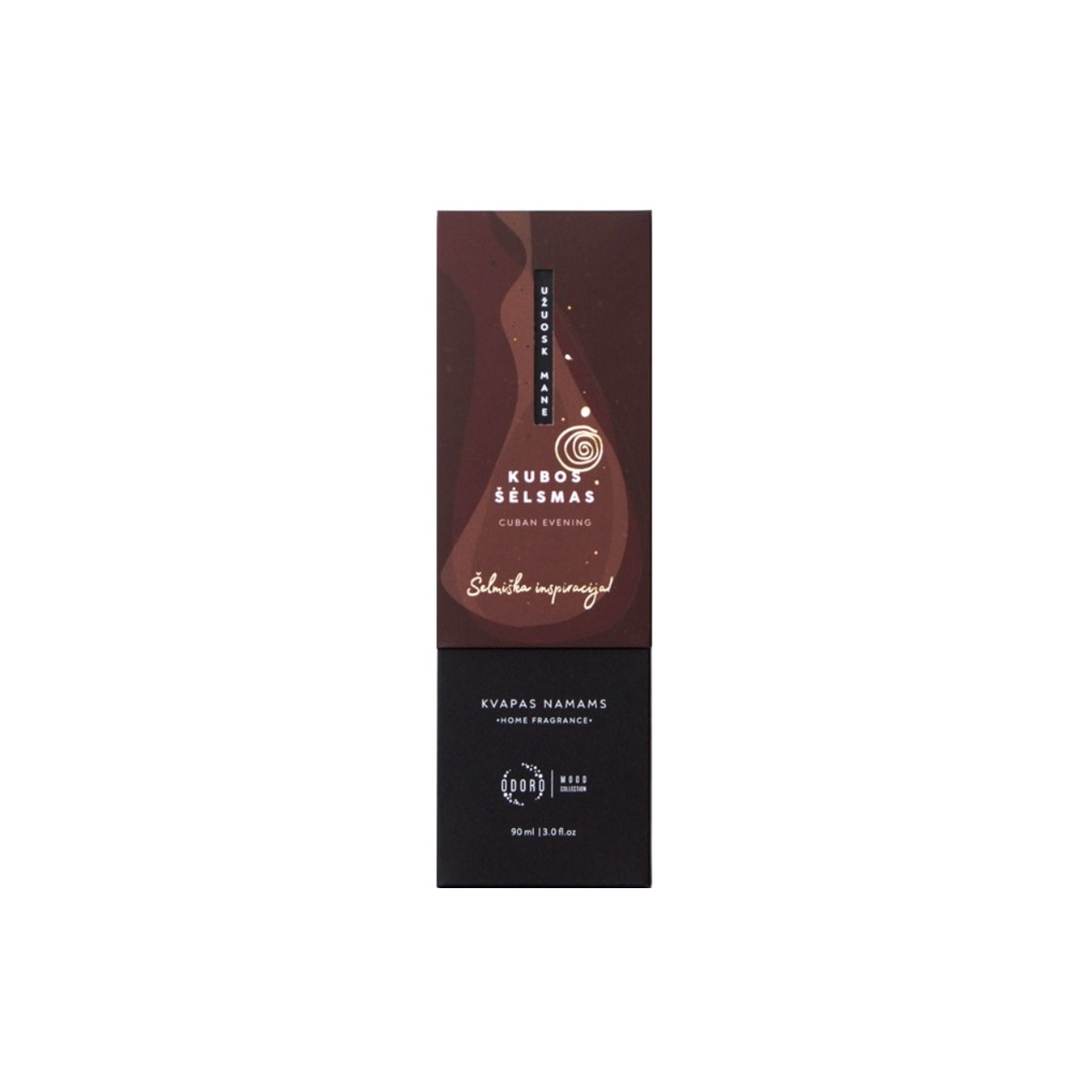 Odoro Home fragrance mājas aromāts ar kociņiem Cuban Soul aromāts