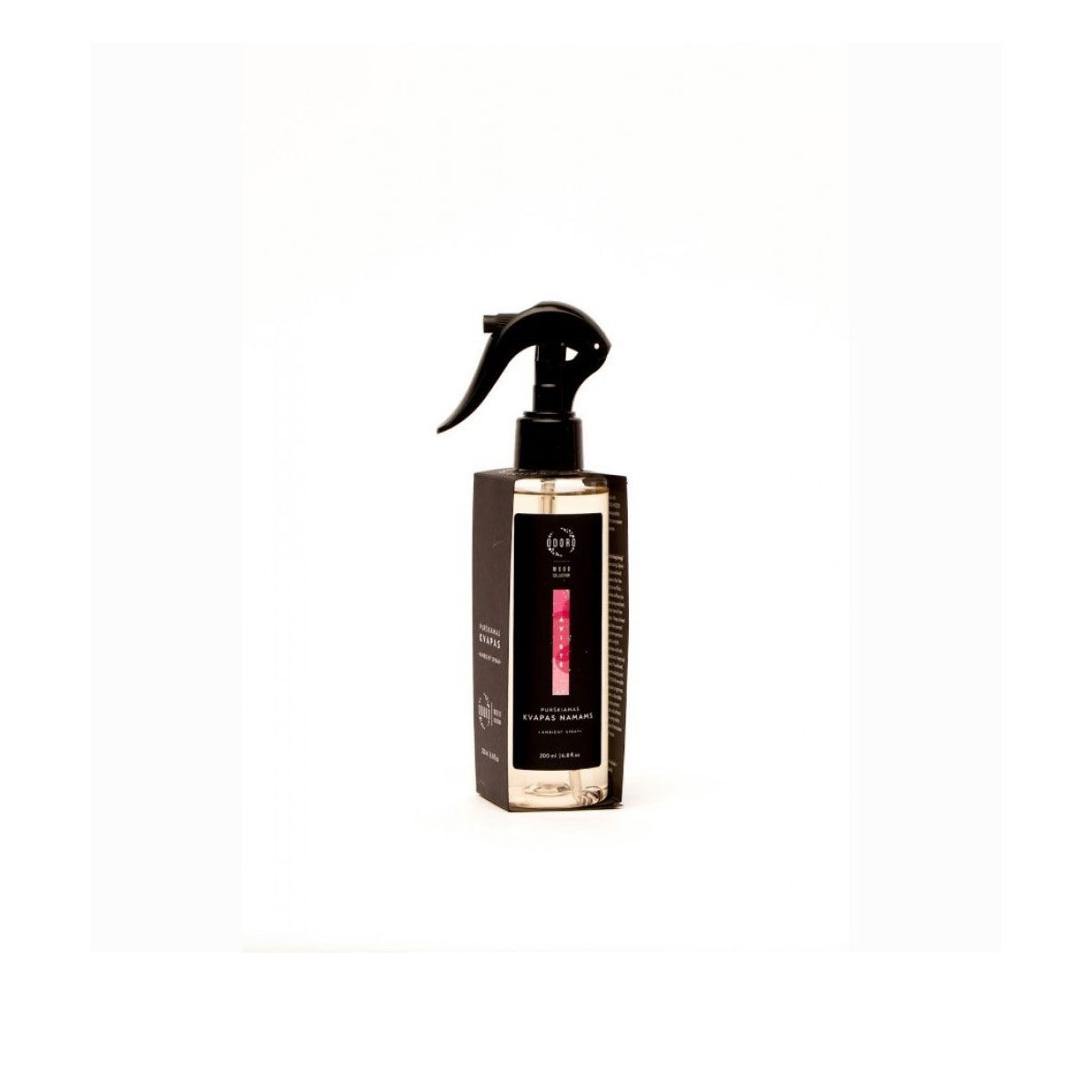 Majas-sprejs-Amber,-200-ml,-Odoro-Mood Odoro Home fragrance izsmidzināms mājas sprejs Amber aromāts