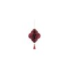 Papira-dekoracija-Honeycomb,-Latern,-Deep-red