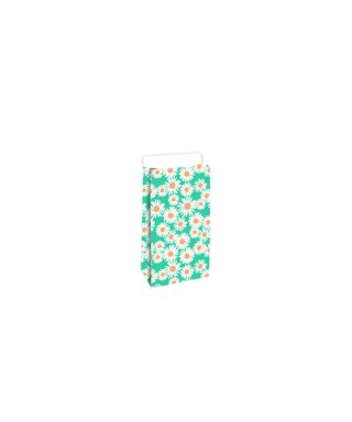 Papīra tūta Daisy Bright Green, 7 cm x 13 cm