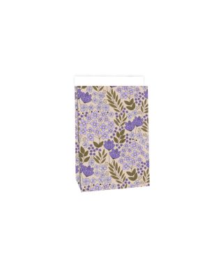 Papīra tūta Flower field, Lilac, 17 cm x 25 cm