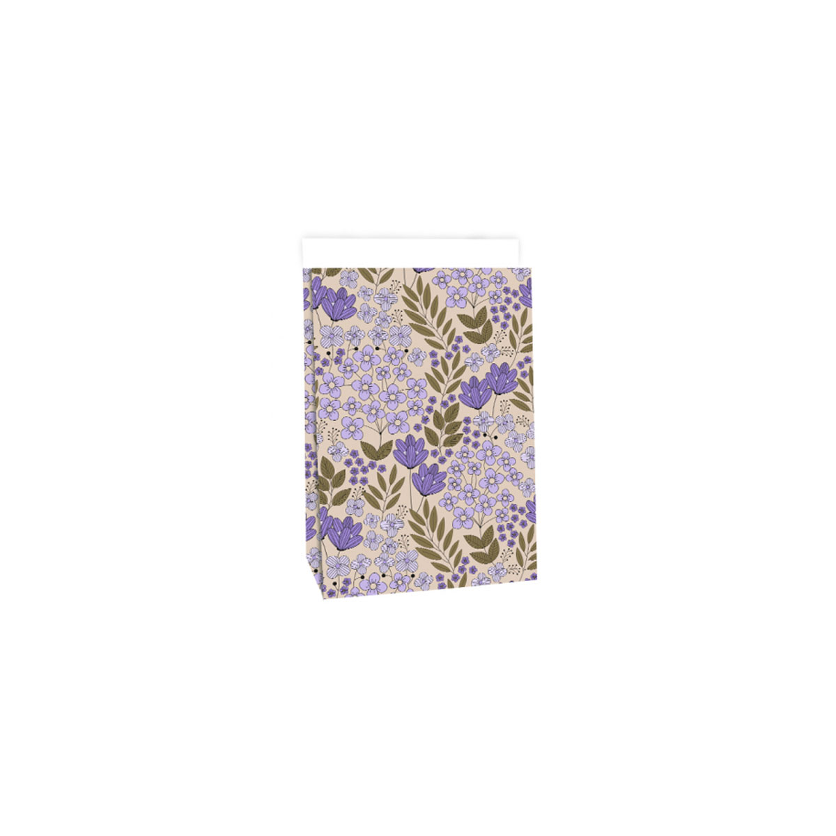 Papira-tuta-Flower-field,-Lilac,-17-cm-x-25-cm