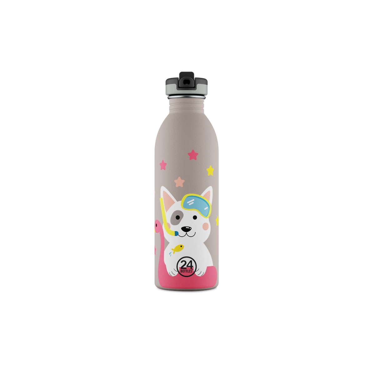 Pudele-Urban-Sport-Lid,-500-ml,-Lucky-Dog,-24-Bottles