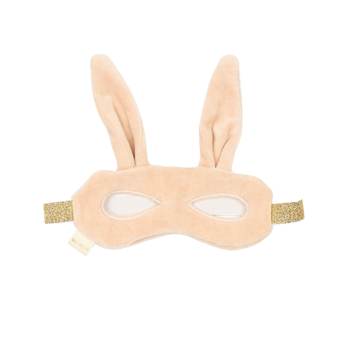 Sejas-maska,-Bunny,-Dusty-Rose,-Fabelab