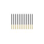 Sveces-kukai-Black-and-gold,-14-cm,-12-gab.