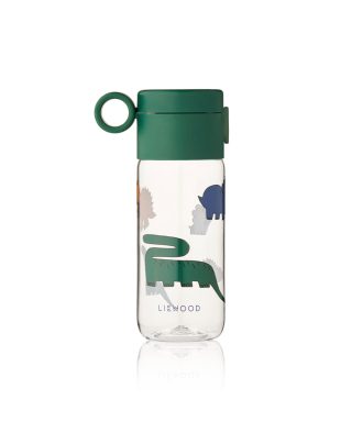 Ūdens pudele Clemence, Dinosaurs / Mist, 350 ml, Liewood