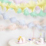 2_Dekoraciju-komplekts-Crepe-Garlands,-Rainbow-Pastel-Mix,-7gab