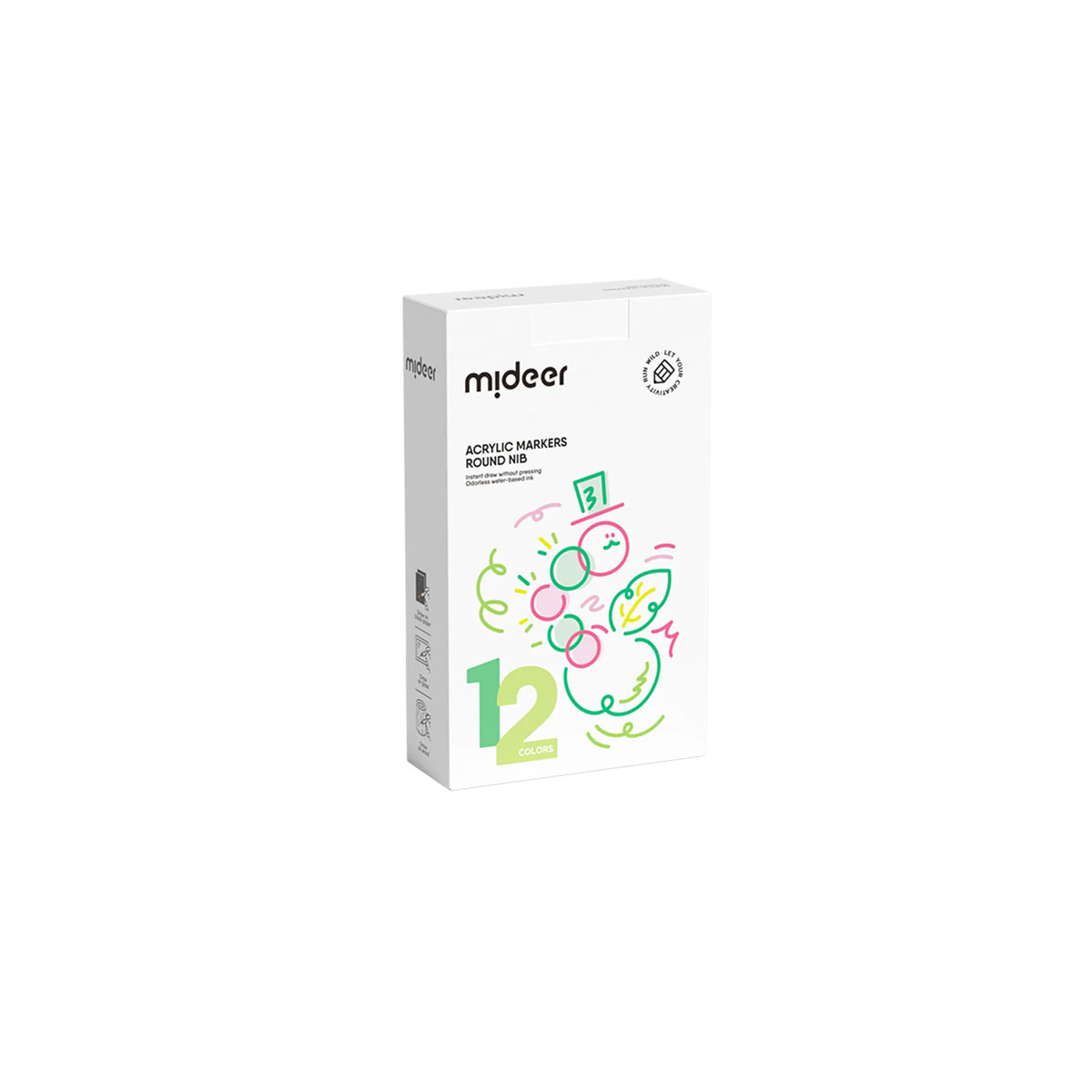 Akrila-markieri-Ultra-soft,-12-gab.,-Mideer
