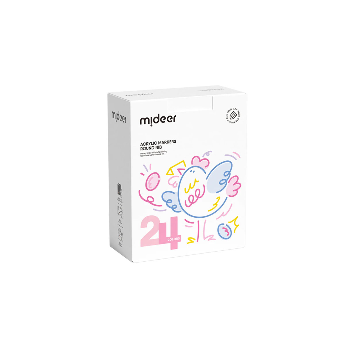 Akrila-markieri-Ultra-soft,-24-gab.,-Mideer