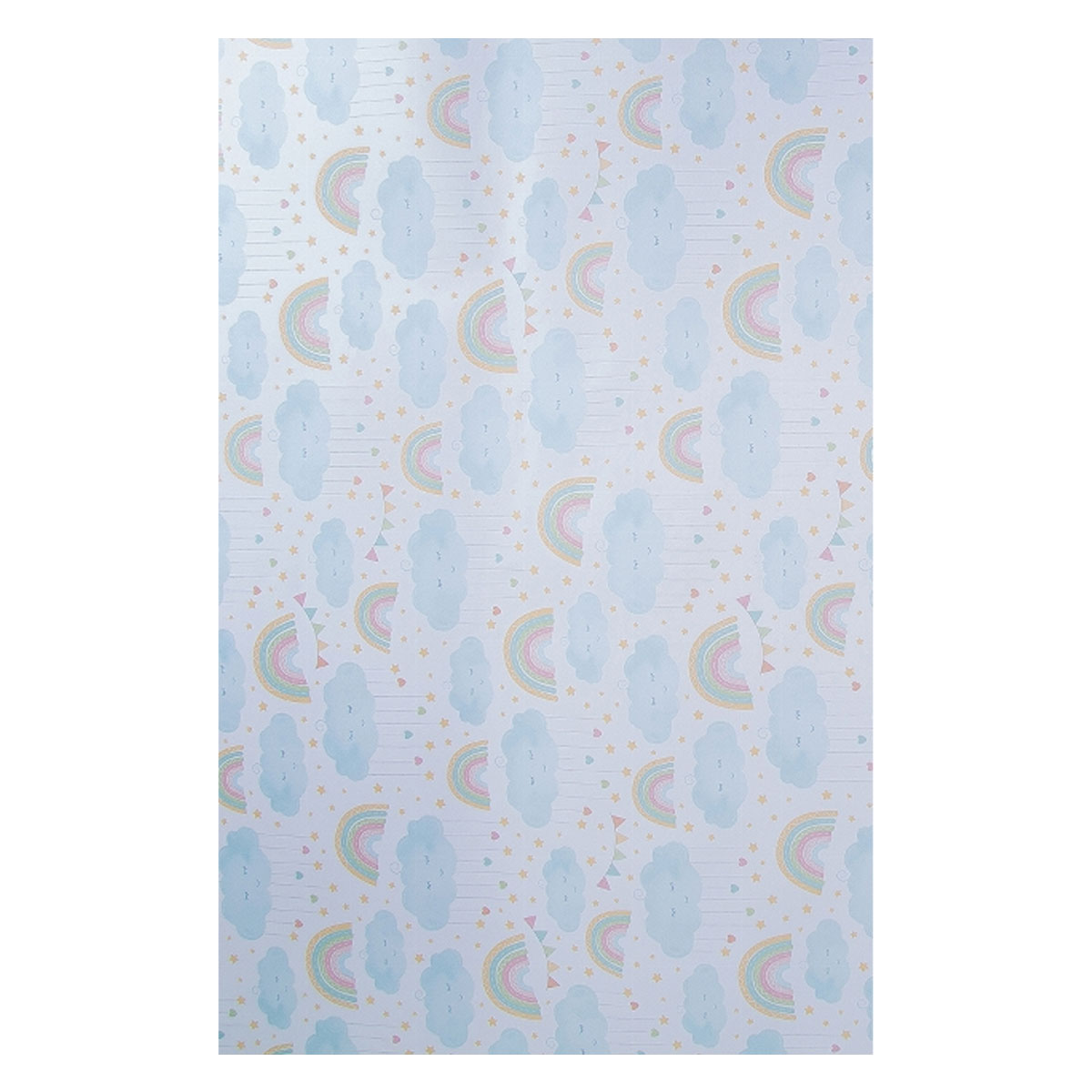 Davanu-iesainojamais-papirs-Baby-birth,-clouds-and-rainbows,-loksne