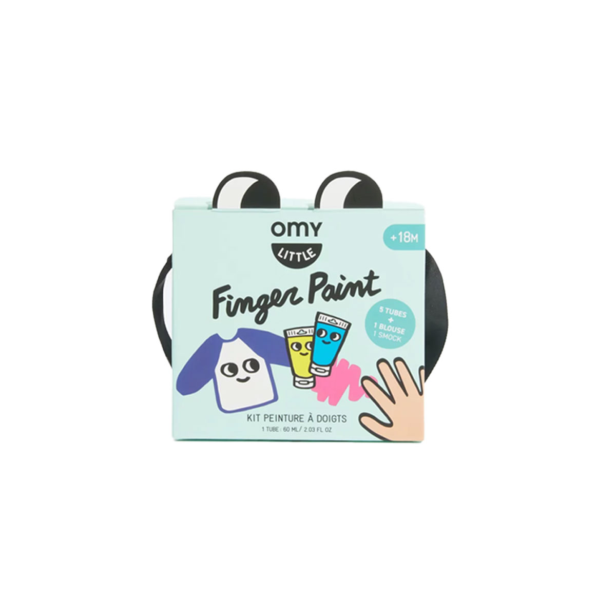 Krasu-komplekts-berniem-Finger-paint,-Omy