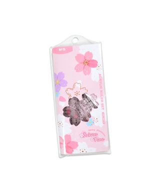 Lineālu komplekts Summer Sakura time, 4 gab.