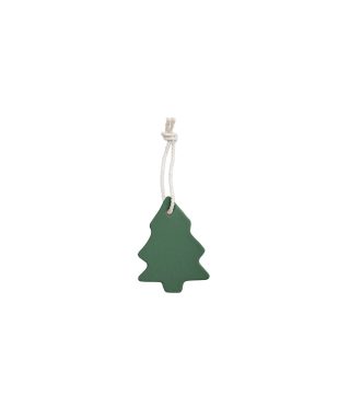 Māla dekors Tree, Green, iekarināms, 1 gab.