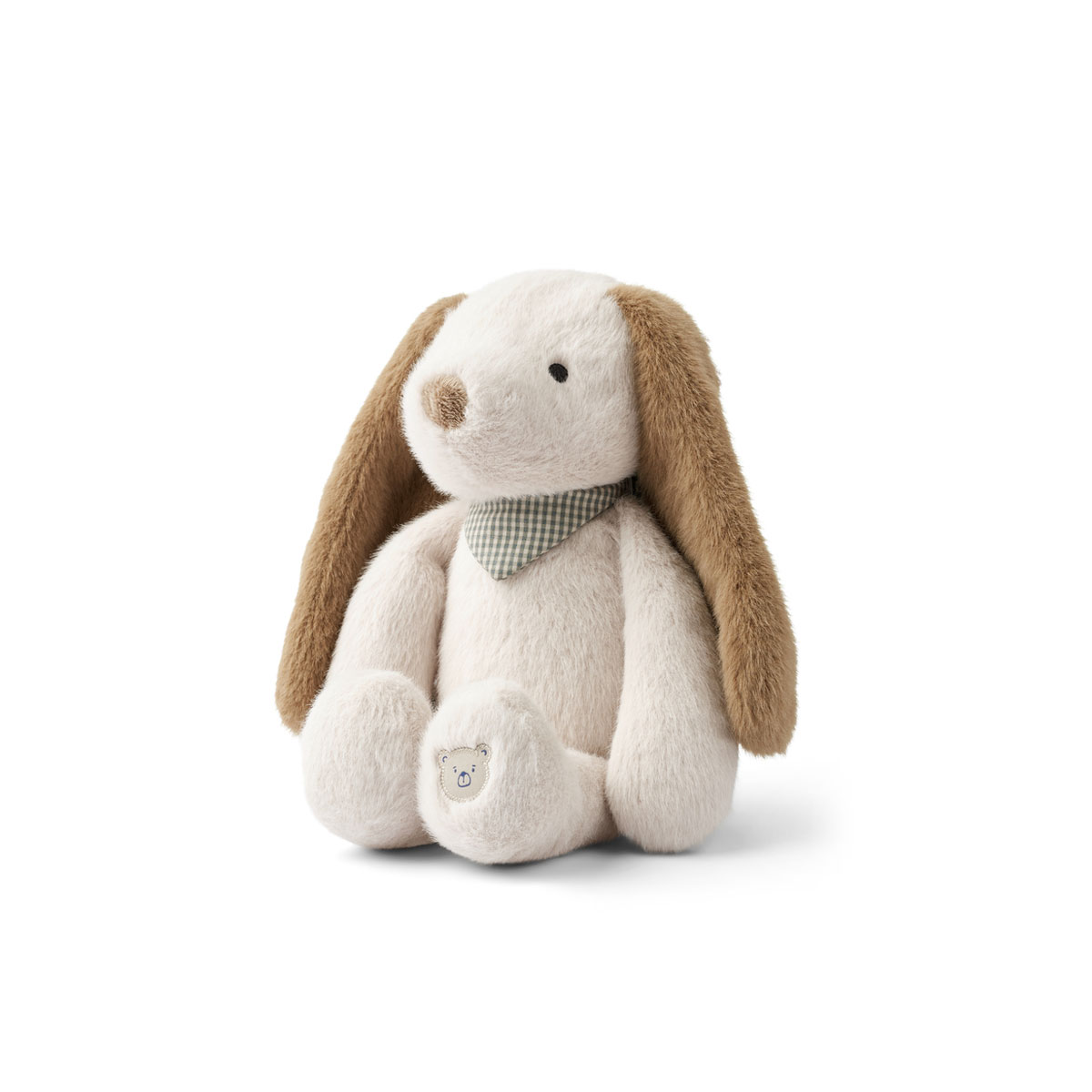 Miksta-rotallieta-Berto-Dog-Teddy,-Sandy,-Liewood Mīkstā rotaļlieta Berto Dog Teddy, Sand krāsā no Liewood