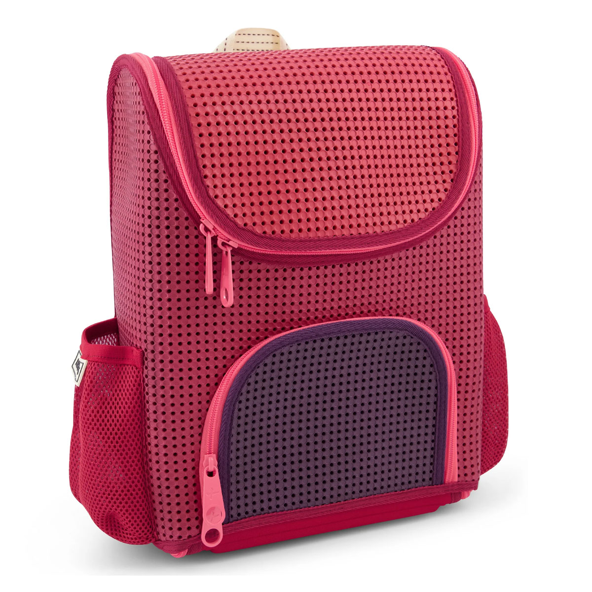 Mugursoma-Student-Backpack,-Multi-Rose,-Light-Plus-Nine
