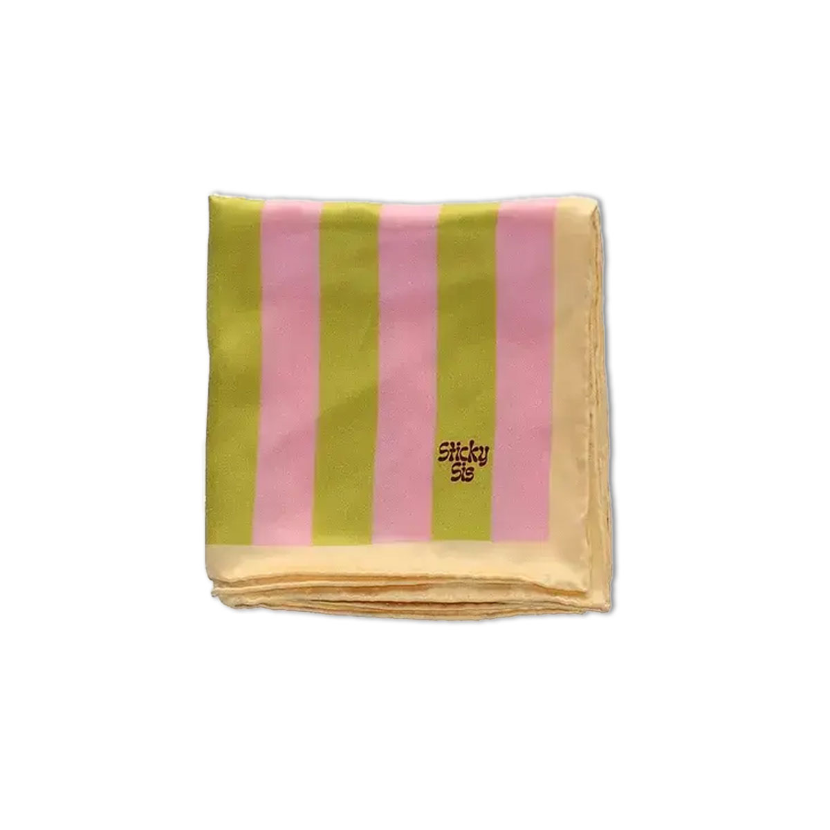 Zida-lakats-Il-sole,-stripes-Dolce-pink--Lemon-leaf,-The-Sticky-Sis-Club