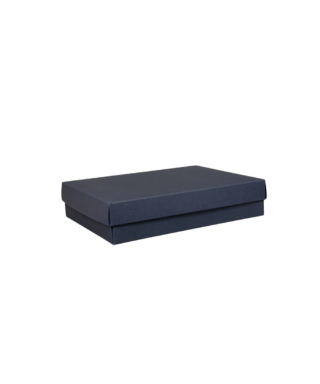 Kartona kastīte Midi, Navy, 12 cm x 16 cm, ar noceļamu vāku