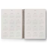 2025.gada plānotājs Roses Softcover Spiral Planner Rifle Paper