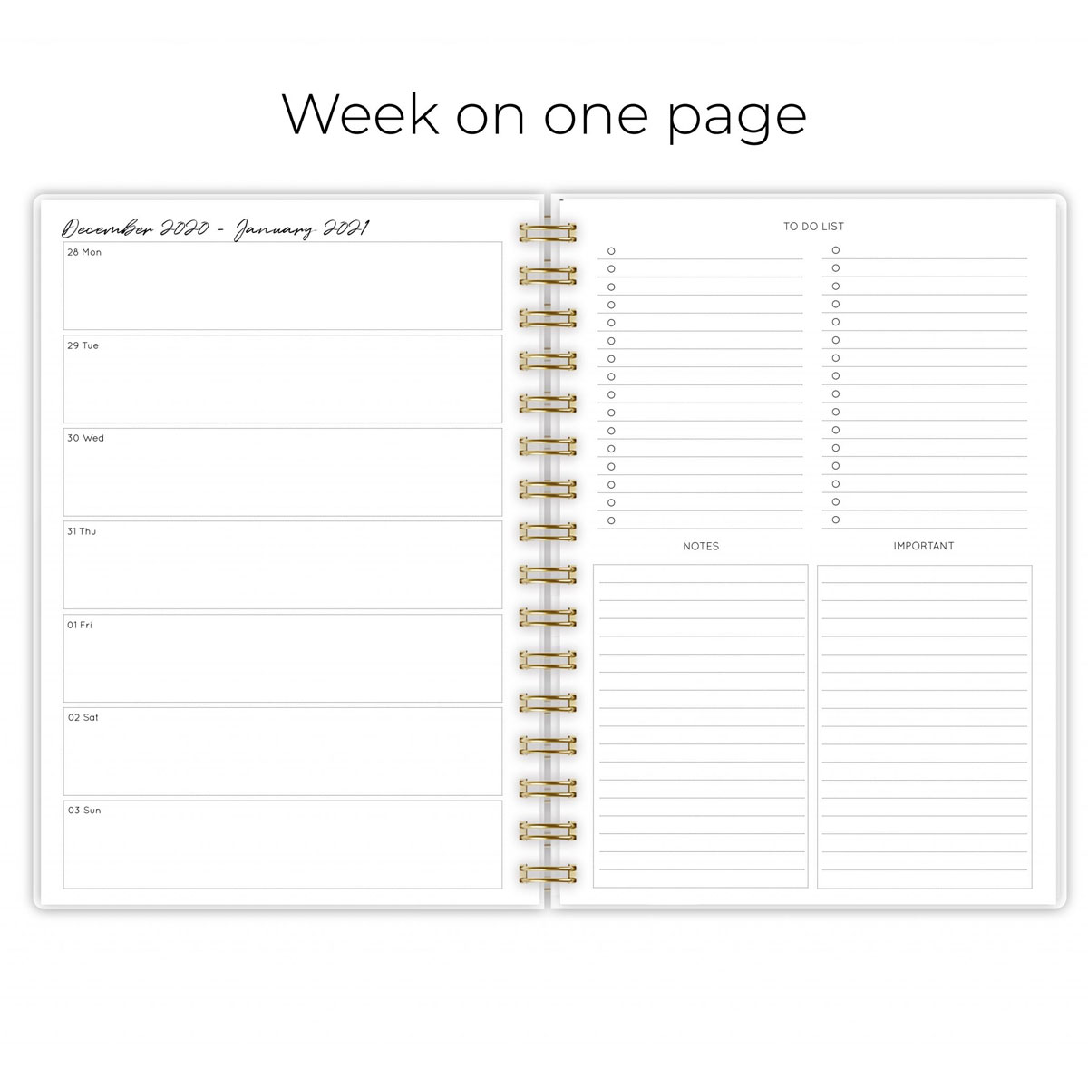 2025.gada plānotājs Weekly Planner