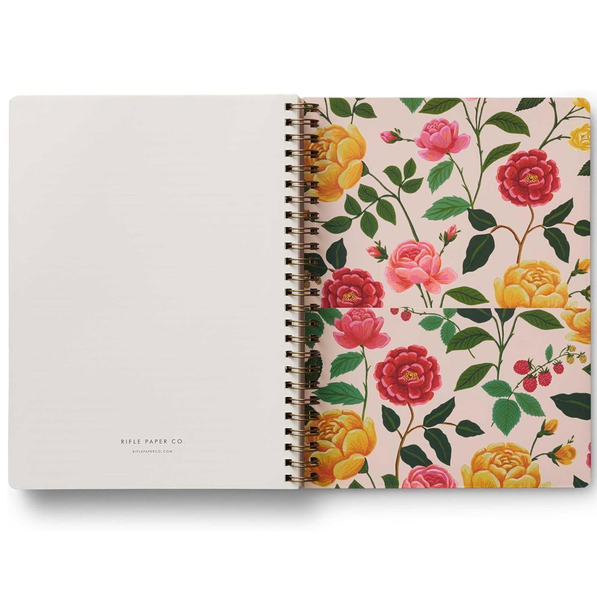 2025.gada plānotājs Roses Softcover Spiral Planner Rifle Paper