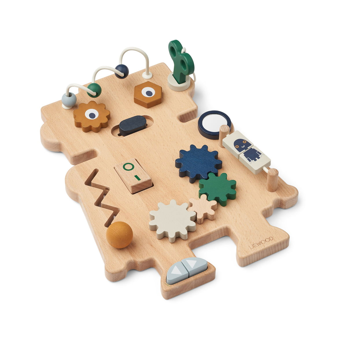 Aktivitasu-delis-Carola-Robot-Play-Board,-Indigo-blue-multi-mixx,-Liewood