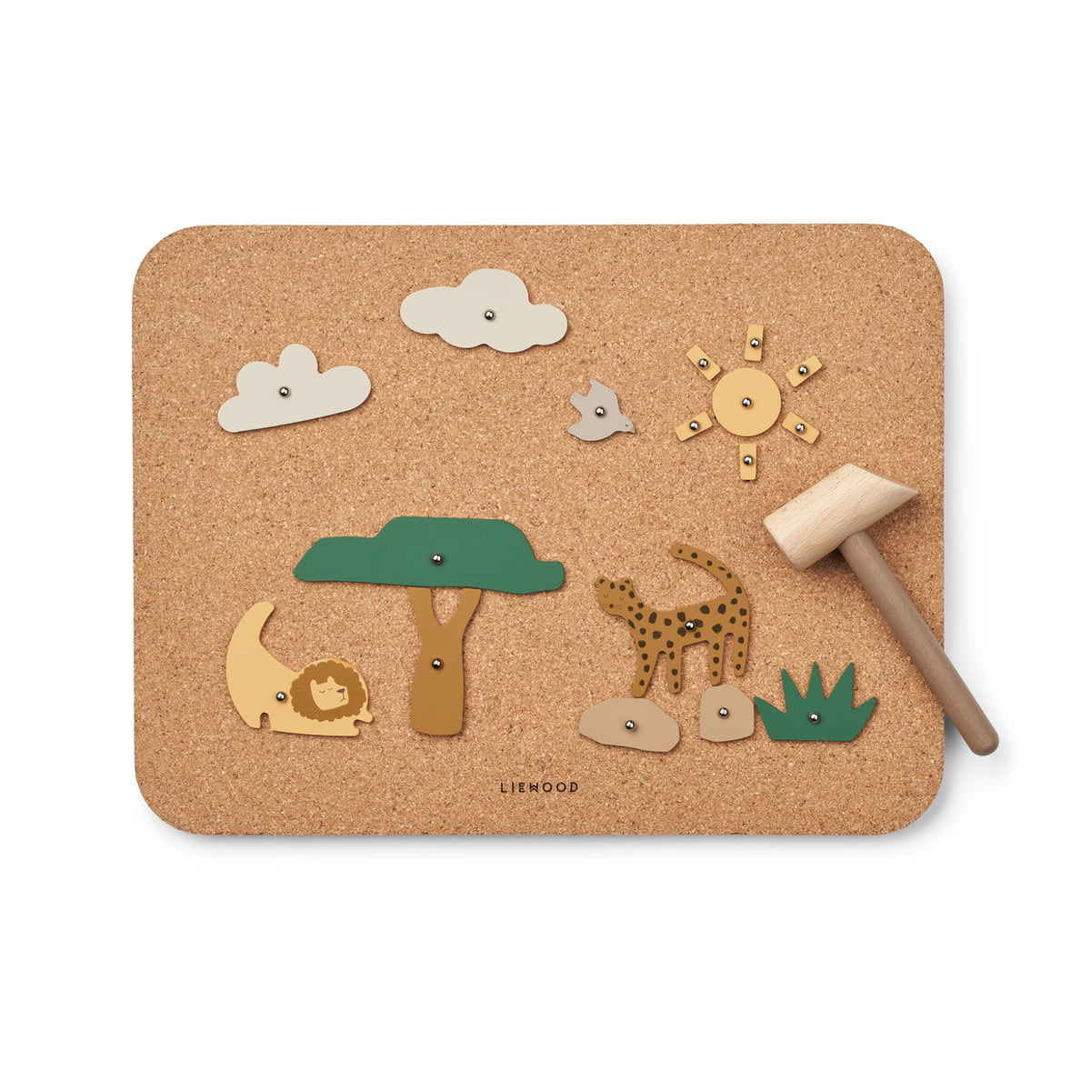 Aktivitasu-delis-Esteban-Pin-Board,-All-together--Sandy,-Liewood