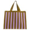 Iepirkumu-soma-Knitted-Stripes,-sunset-lilac-+-costa-green,-The-Sticky-Sis-Club
