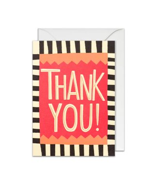 Kartīte Bold Graphic Thank You!