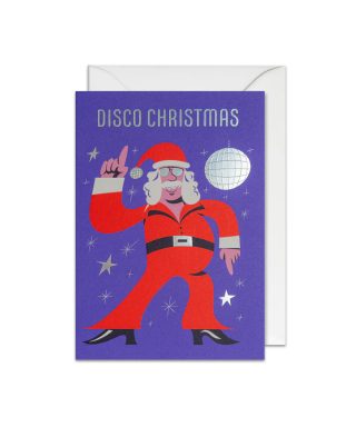 Kartīte Dancing Santa, Disco Christmas