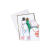 Kartite-Snowman-Family-Concertina-Christmas-card,-Meri-Meri