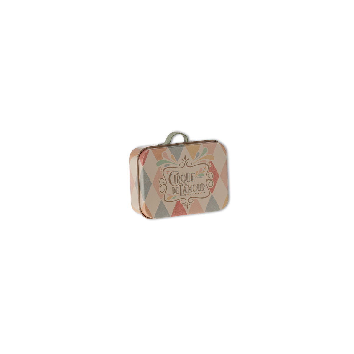 Metala-cemodans-Micro-suitcase,-Harlequin,-Maileg