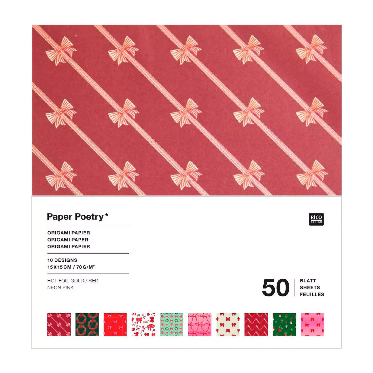 Origami-papiru-komplekts-Put-A-Bow-On,-50-loksnes