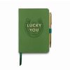 Piezimju-gramata-Lucky-you,-ar-pildspalvu,-liniju-lapas Piezīmju grāmata ar pildspalvu Lucky you