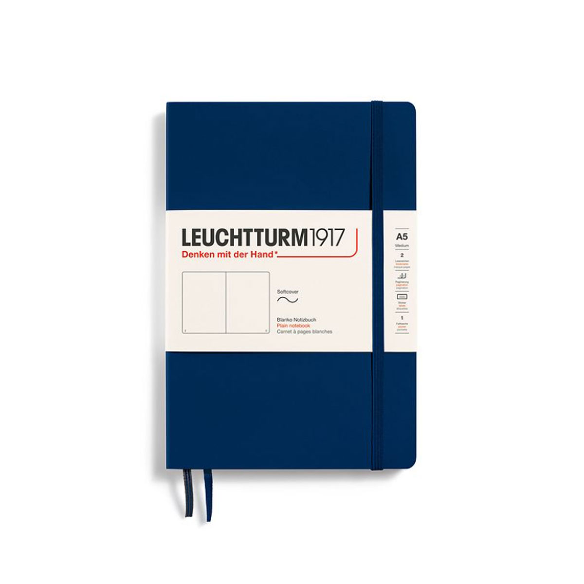 Piezimju-gramata-Navy-A5,-tuksas,-Softcover,-Leuchtturm1917