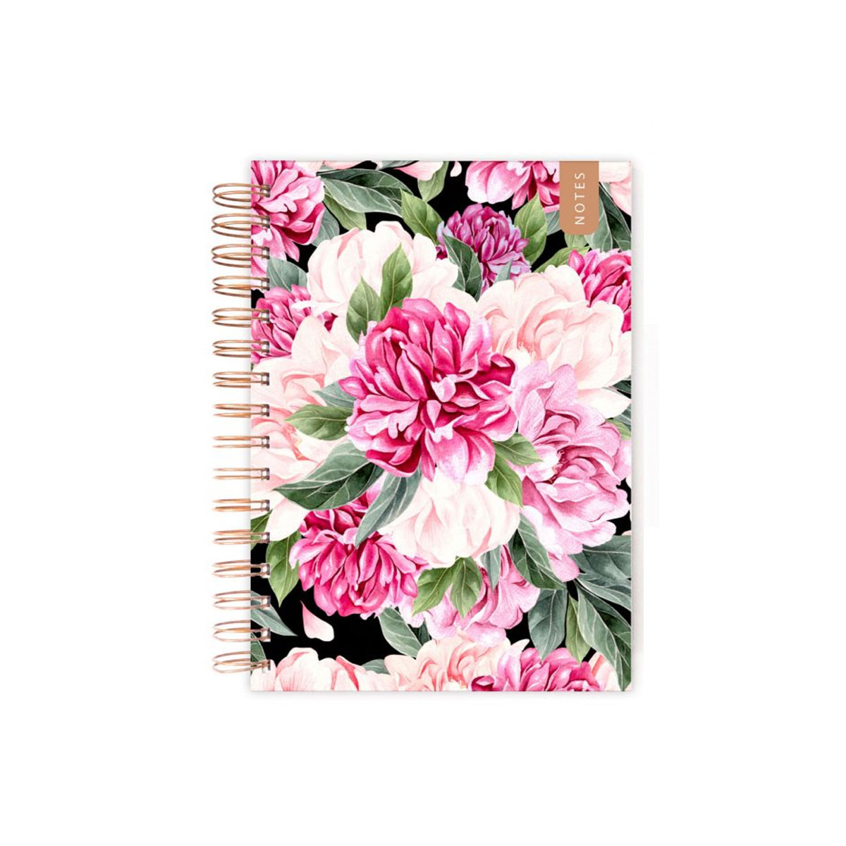 Piezimju-gramata-Peony,-liniju,-Simply-Notebook