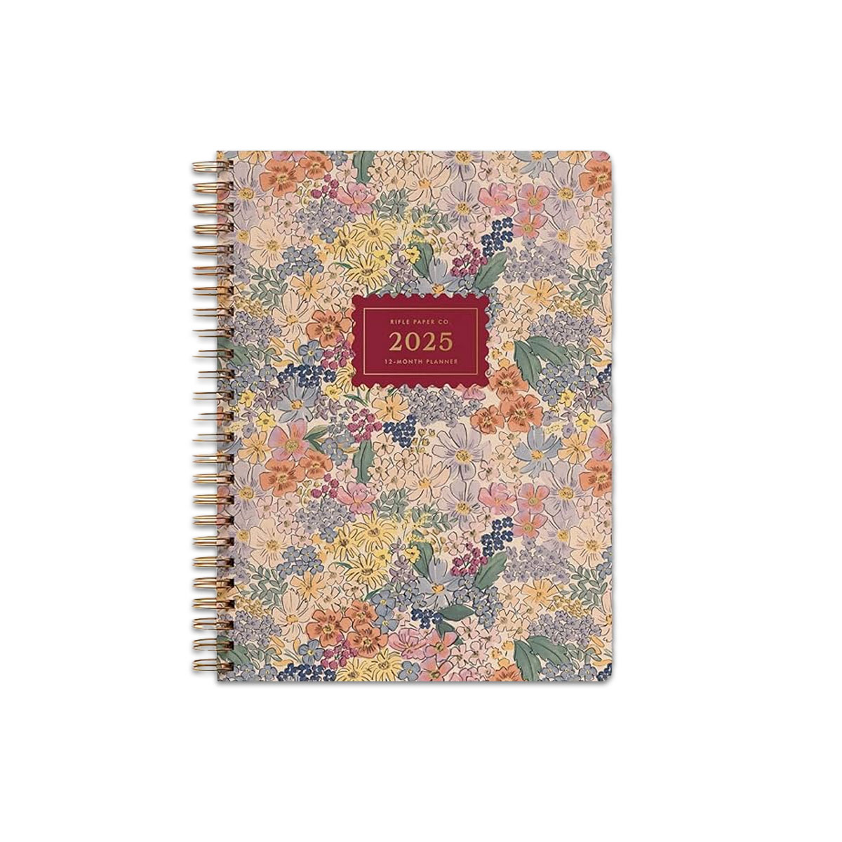 Planotajs-Mimi,-Softcover-Spiral-Planner,-2025,-Rifle-Paper 2025.gada plānotājs Mimi Softcover Spiral Planner Rifle Paper
