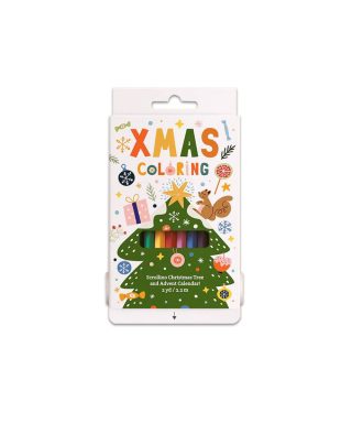 Ritināmā grāmata Christmas Coloring, Scrollino